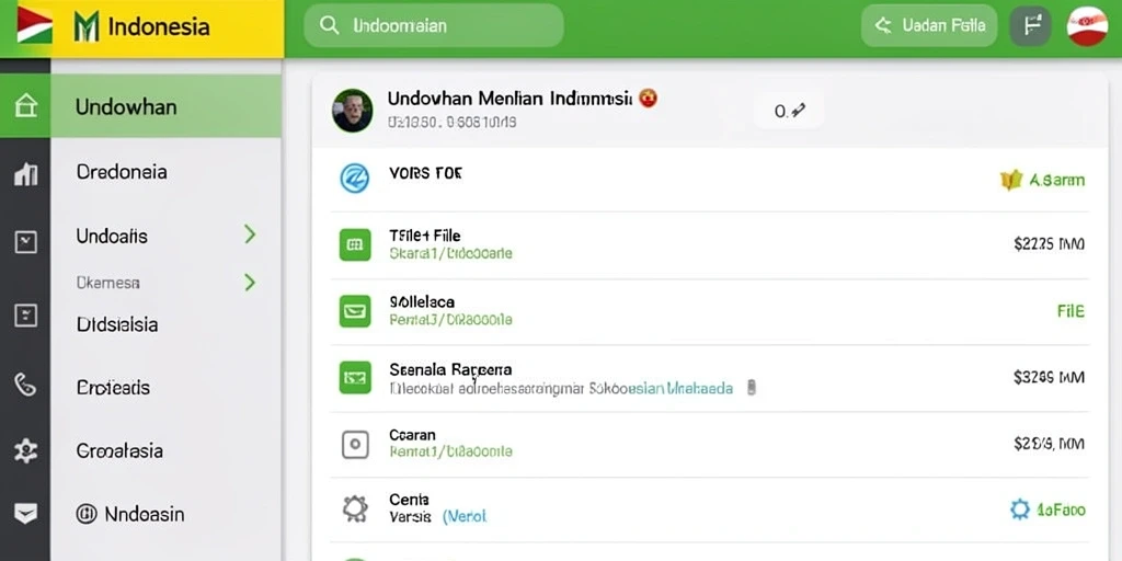 Tampilan menarik dari antarmuka utama 66D.