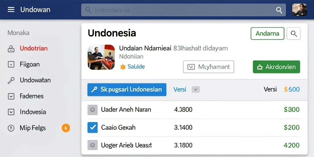 Tampilan antarmuka game yang menarik dan sederhana.