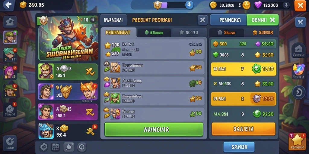Tampilan awal game yang memukau dan interaktif.