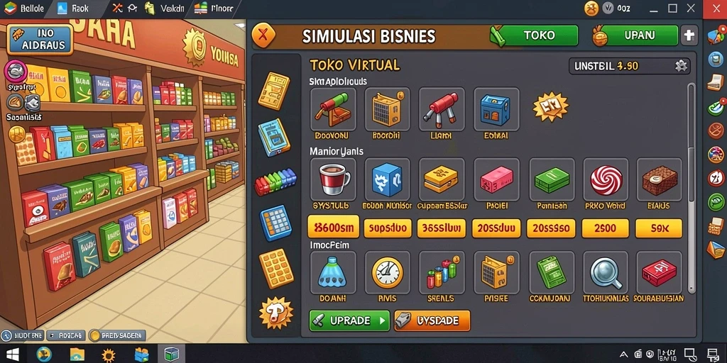 Tampilan antarmuka aplikasi yang menarik.