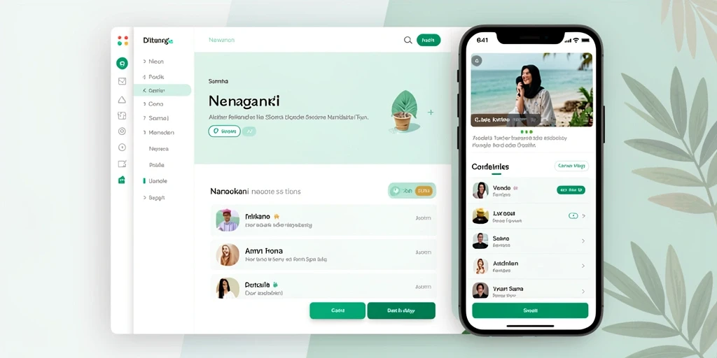 Tampilan antarmuka menarik yang user-friendly.