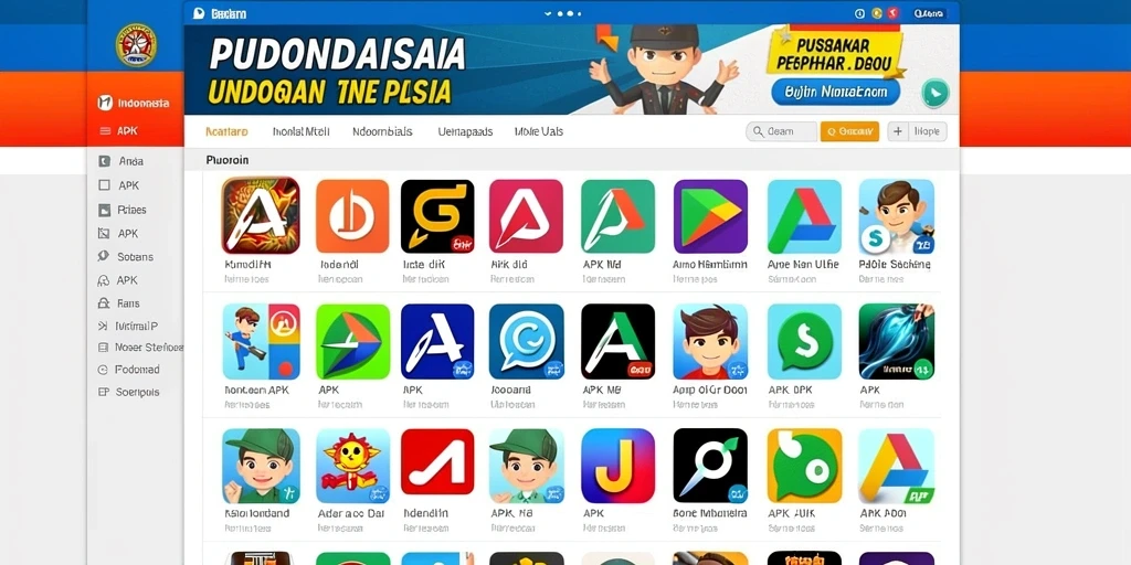 Tangkapan layar menampilkan antarmuka utama permainan IDNSERU.