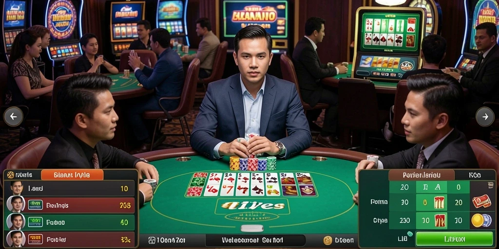 Tampilan grafis menarik dari permainan slot.
