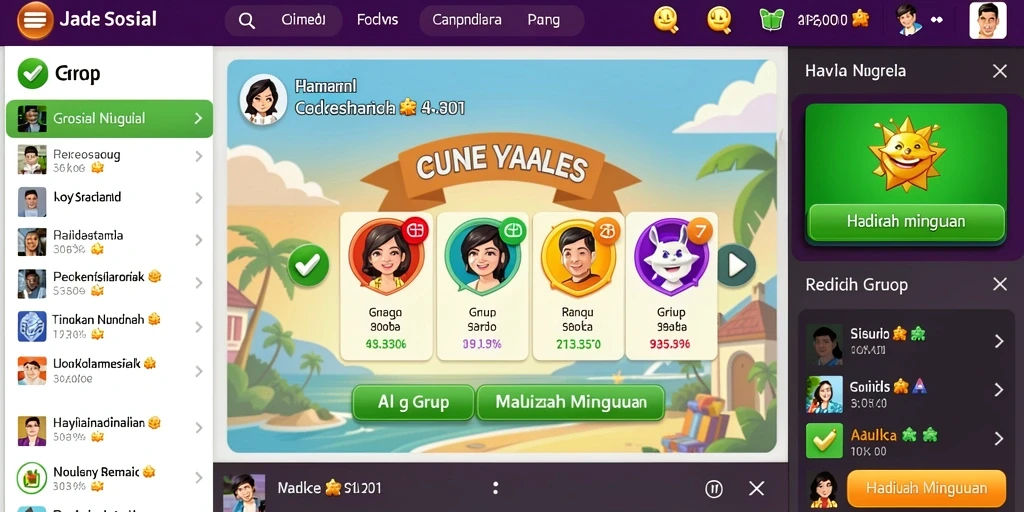 Tampilan antarmuka yang ramah pengguna.