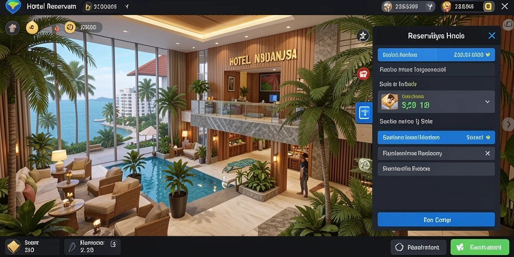 Tampilan utama SVIP8 dengan pilihan level yang beragam.